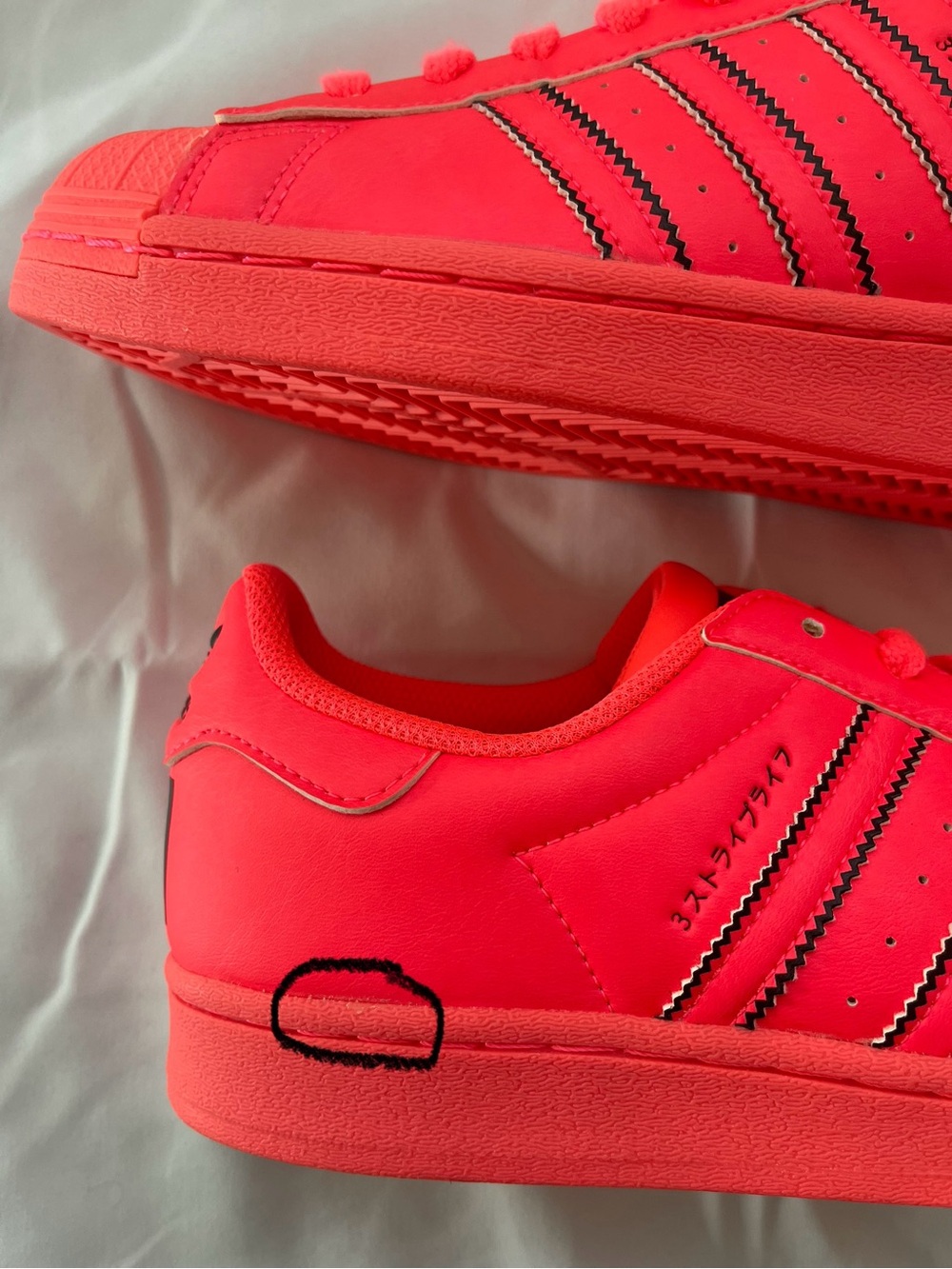 adidas Neon Classic Shell-Toe Sneakers - Picture 11 of 16